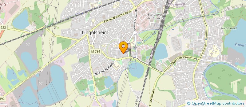 localisation de l'entreprise MONSIEUR JEAN-LUC BARBEREAU  LINGOLSHEIM