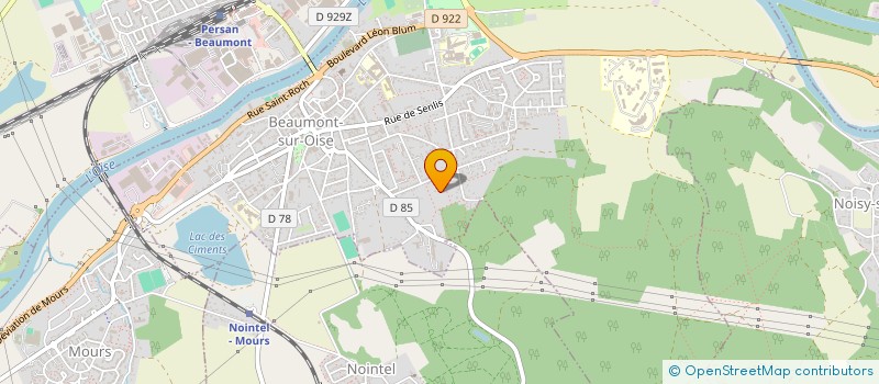 localisation de l'entreprise MONSIEUR JEAN-LUC BARBOTIN  BEAUMONT-SUR-OISE