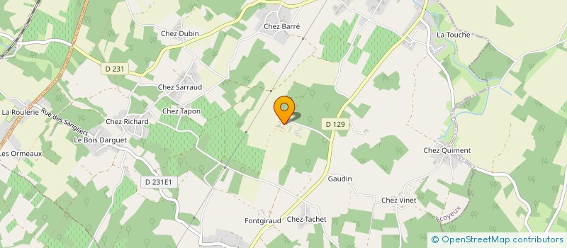 localisation de l'entreprise MONSIEUR JEAN-LUC BARBRAUD  ECOYEUX