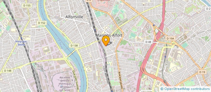 localisation de l'entreprise MONSIEUR JEAN-LUC BARDONNEAU  MAISONS ALFORT