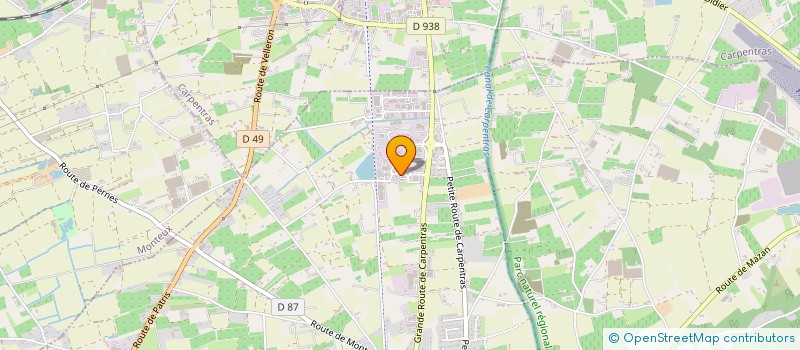 localisation de l'entreprise MONSIEUR JEAN-LUC BARTHEE  PERNES-LES-FONTAINES