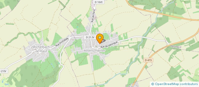 localisation de l'entreprise MONSIEUR JEAN-LUC BAUMANN  ATTENSCHWILLER