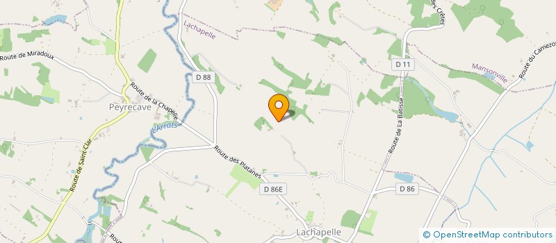 localisation de l'entreprise MONSIEUR JEAN LUC BAYROU  PUYGAILLARD-DE-LOMAGNE