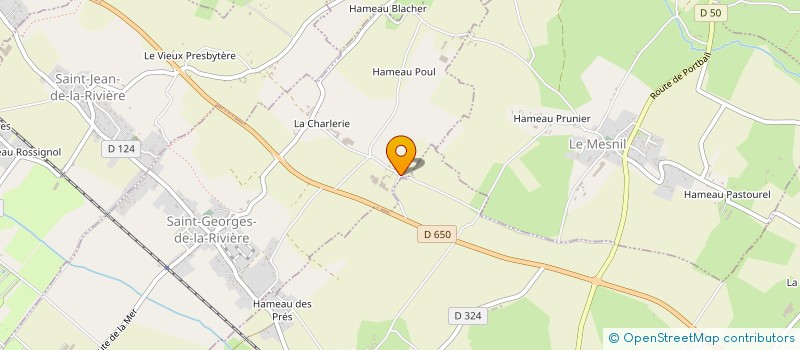 localisation de l'entreprise MONSIEUR JEAN-LUC BEAUDOIRE  SAINT-GEORGES-DE-LA-RIVIERE