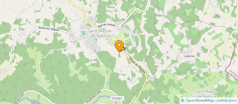localisation de l'entreprise MONSIEUR JEAN LUC BEAUSSE  SAINT-MARTIAL-DE-NABIRAT