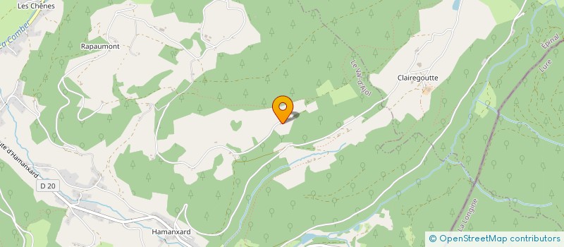 localisation de l'entreprise MONSIEUR JEAN-LUC BELUCHE  LE VAL-D'AJOL