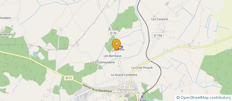localisation de l'entreprise MONSIEUR JEAN-LUC BENOIST à PELLEVOISIN