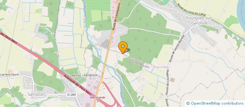 localisation de l'entreprise MONSIEUR JEAN-LUC BENTEJAC  FOURQUES-SUR-GARONNE