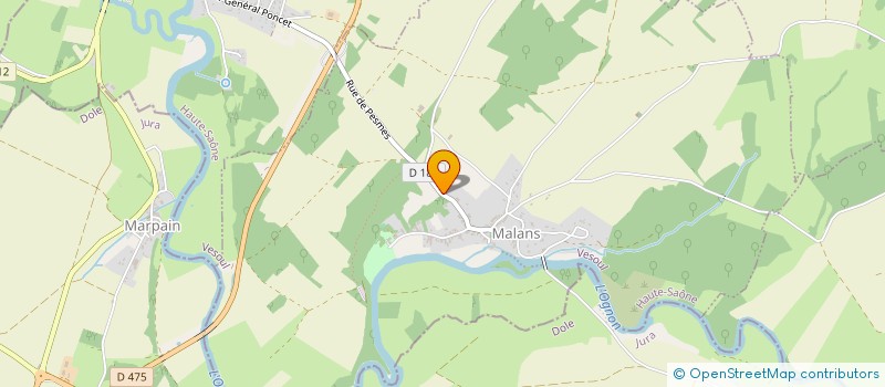 localisation de l'entreprise MONSIEUR JEAN-LUC BERCEOT  MALANS