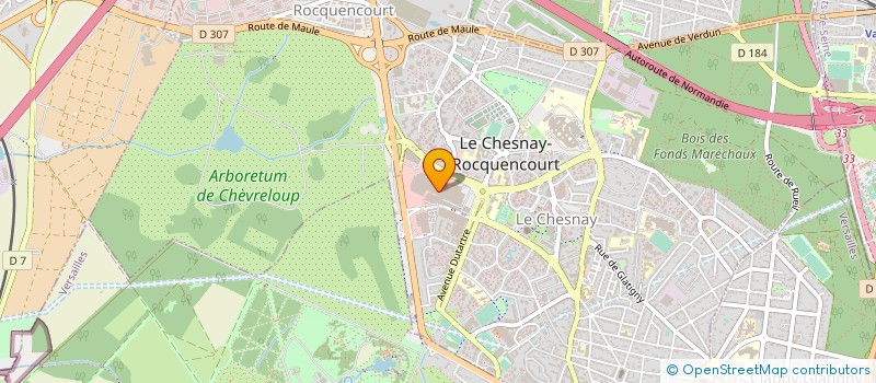 localisation de l'entreprise MONSIEUR JEAN-LUC BERNARD à LE CHESNAY-ROCQUENCOURT