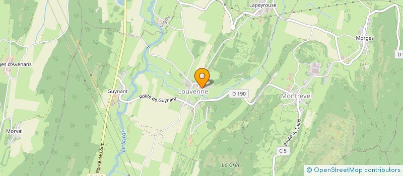 localisation de l'entreprise MONSIEUR JEAN-LUC BERNARD  VAL SURAN