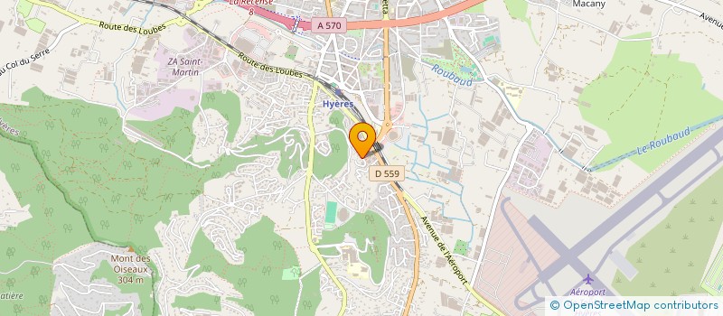 localisation de l'entreprise MONSIEUR JEAN-LUC BERNARD à HYERES