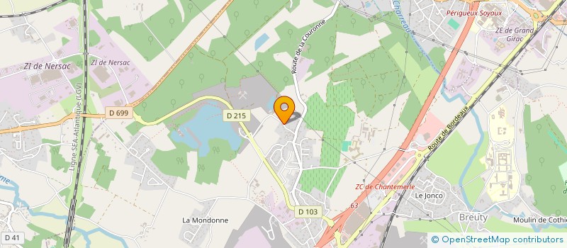 localisation de l'entreprise MONSIEUR JEAN LUC BESSON  LA COURONNE