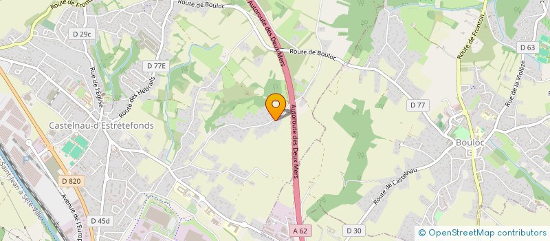 localisation de l'entreprise MONSIEUR JEAN-LUC BETEILLE  CASTELNAU-D'ESTRETEFONDS