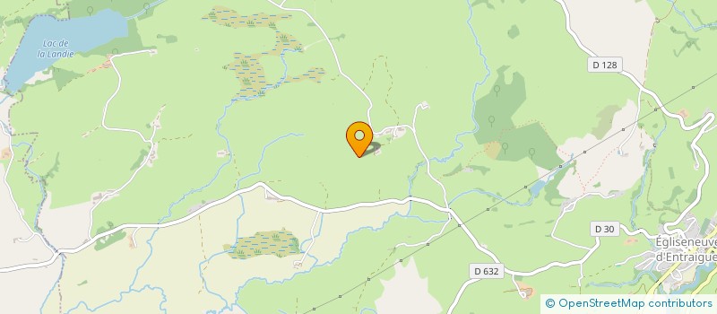 localisation de l'entreprise MONSIEUR JEAN LUC BEURIOT  EGLISENEUVE D'ENTRAIGUES