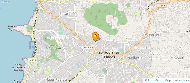 localisation de l'entreprise MONSIEUR JEAN-LUC BICAIS à SIX-FOURS-LES-PLAGES