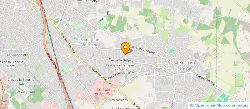localisation de l'entreprise MONSIEUR JEAN-LUC BIEUZEN à SAINT-DENIS-EN-VAL