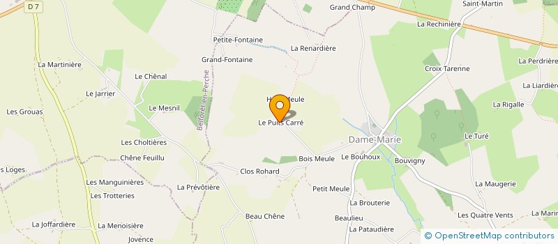 localisation de l'entreprise MONSIEUR JEAN-LUC BIFFARD à DAME-MARIE