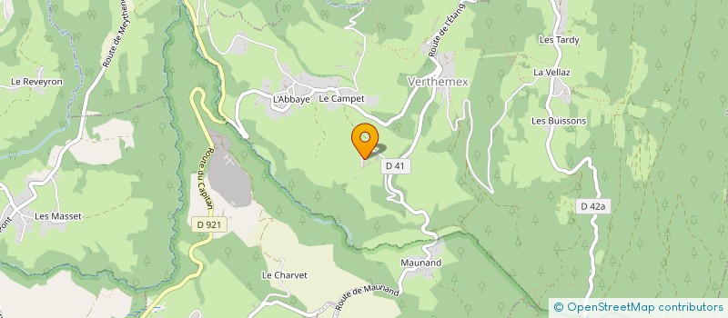 localisation de l'entreprise MONSIEUR JEAN-LUC BLANC-GARIN  VERTHEMEX