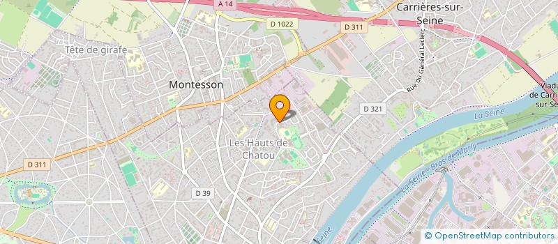 localisation de l'entreprise MONSIEUR JEAN-LUC BLOIS  CHATOU