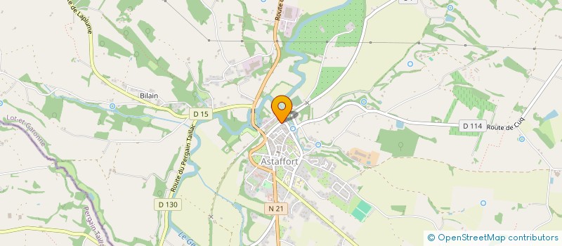 localisation de l'entreprise MONSIEUR JEAN-LUC BLOT  ASTAFFORT