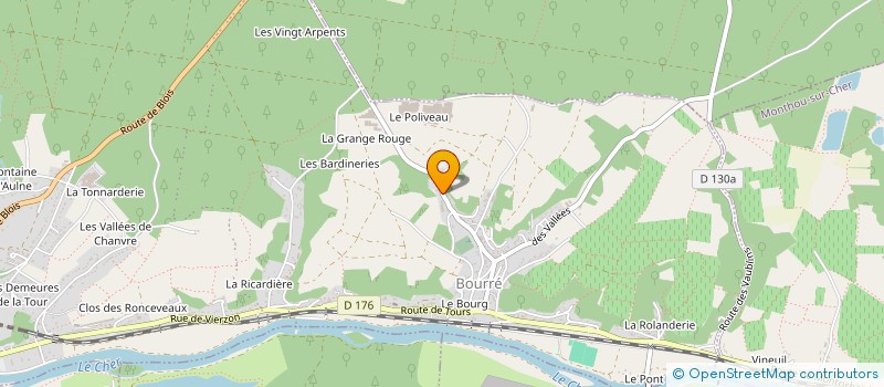 localisation de l'entreprise MONSIEUR JEAN-LUC BOIRON  PONTLEVOY