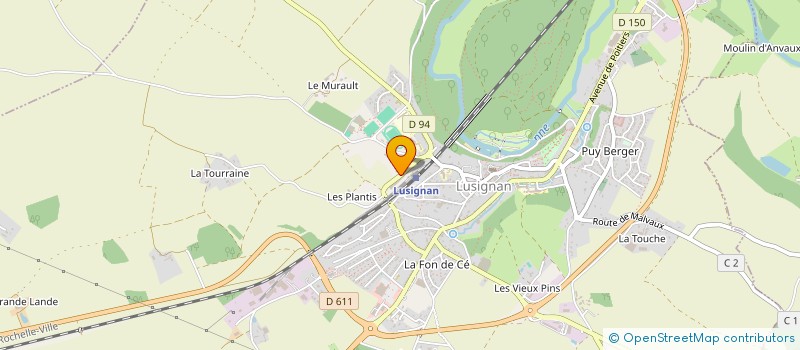 localisation de l'entreprise MONSIEUR JEAN-LUC BOISSON  LUSIGNAN