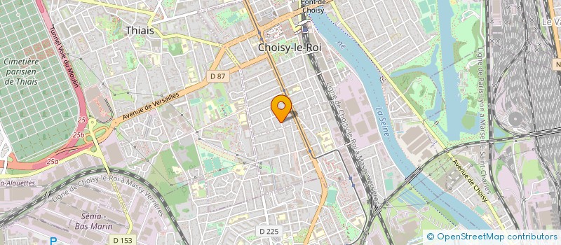 localisation de l'entreprise MONSIEUR JEAN LUC BONGRAIN  CHOISY-LE-ROI