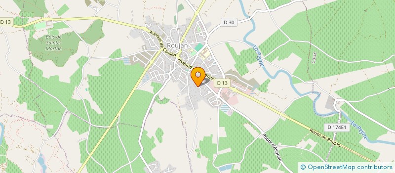 localisation de l'entreprise MONSIEUR JEAN-LUC BONNET  ROUJAN