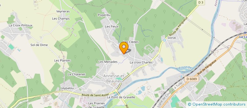 localisation de l'entreprise MONSIEUR JEAN LUC BONNET  ANNESSE-ET-BEAULIEU