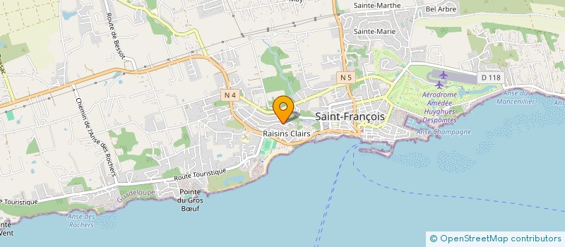 localisation de l'entreprise MONSIEUR JEAN-LUC BONNET à SAINT-FRANCOIS