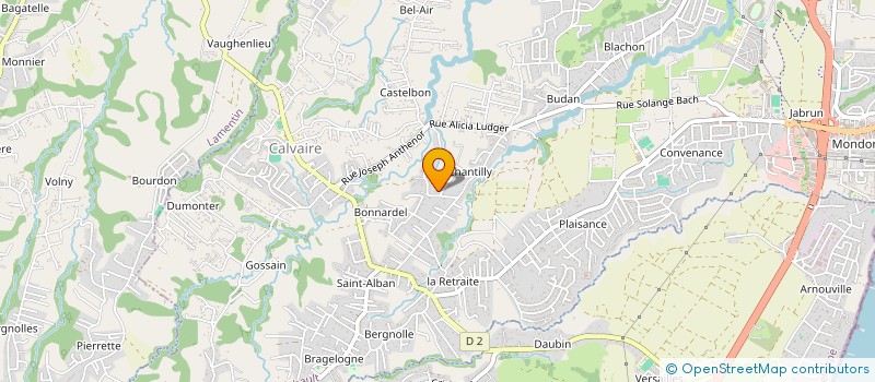 localisation de l'entreprise MONSIEUR JEAN LUC BORDIN  BAIE MAHAULT