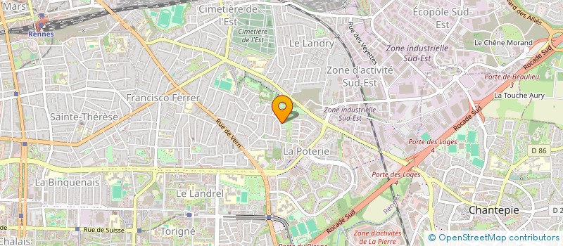 localisation de l'entreprise MONSIEUR JEAN-LUC BORNAIS  RENNES