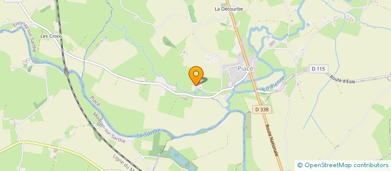 localisation de l'entreprise MONSIEUR JEAN LUC BOUCHER  PIACE