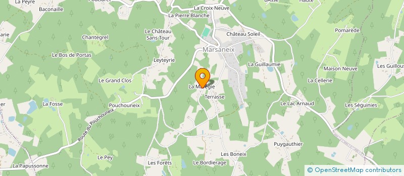 localisation de l'entreprise MONSIEUR JEAN LUC BOUILLERE à SANILHAC