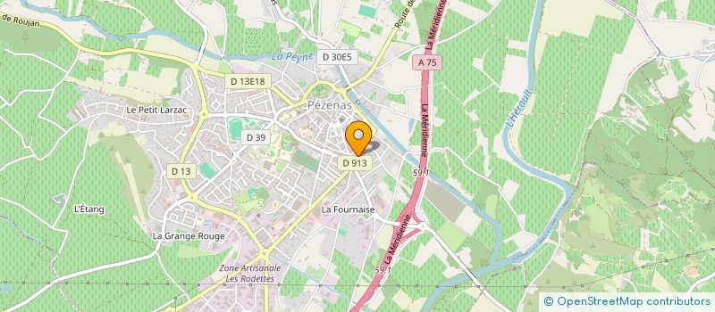 localisation de l'entreprise MONSIEUR JEAN-LUC BOUIRAT à PEZENAS