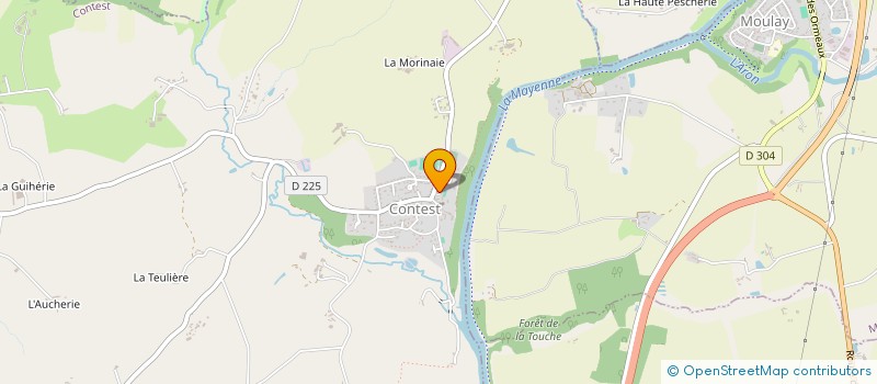 localisation de l'entreprise MONSIEUR JEAN-LUC BOURNY  CONTEST