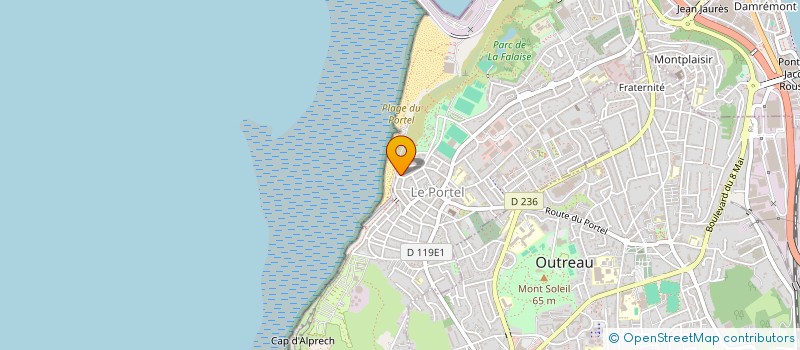 localisation de l'entreprise MONSIEUR JEAN-LUC BRANCQUART  LE PORTEL