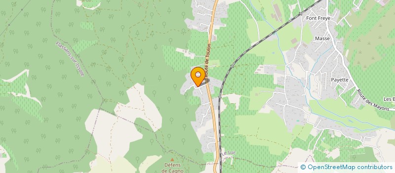 localisation de l'entreprise MONSIEUR JEAN-LUC BREL  LE LUC