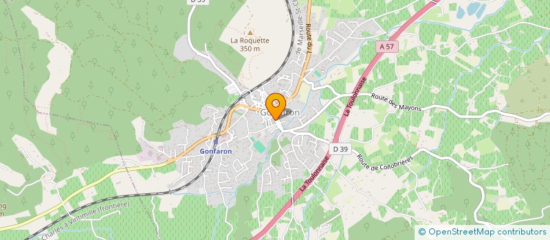 localisation de l'entreprise MONSIEUR JEAN-LUC BROCHARD  GONFARON