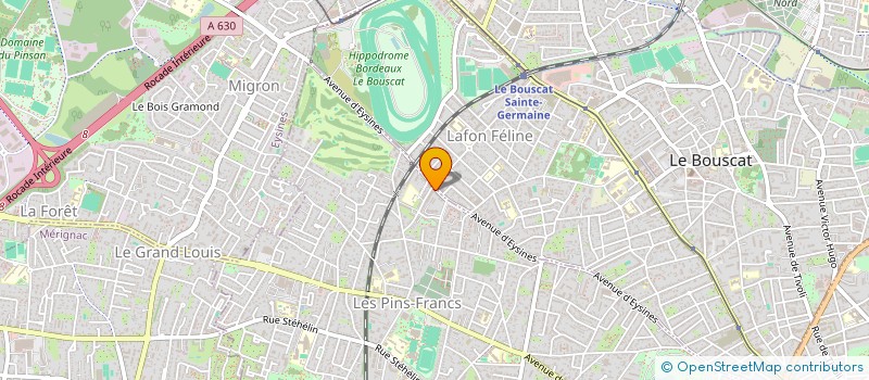 localisation de l'entreprise MONSIEUR JEAN-LUC BROQUAIRE  BORDEAUX