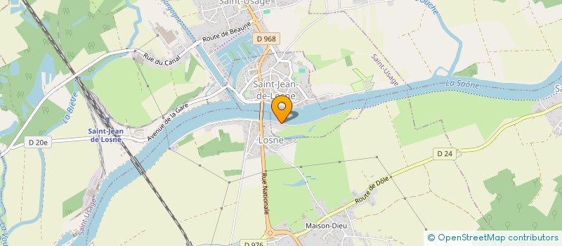 localisation de l'entreprise MONSIEUR JEAN-LUC BROUDIC à SAINT-JEAN-DE-LOSNE