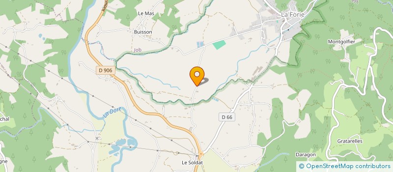 localisation de l'entreprise MONSIEUR JEAN LUC BROUSSE  LA FORIE