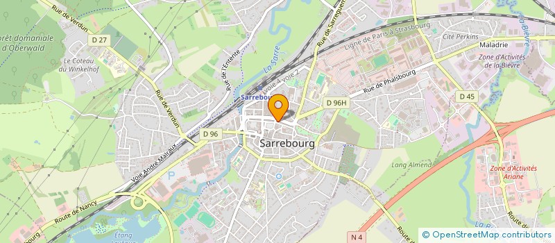 localisation de l'entreprise MONSIEUR JEAN-LUC BRUA à SARREBOURG