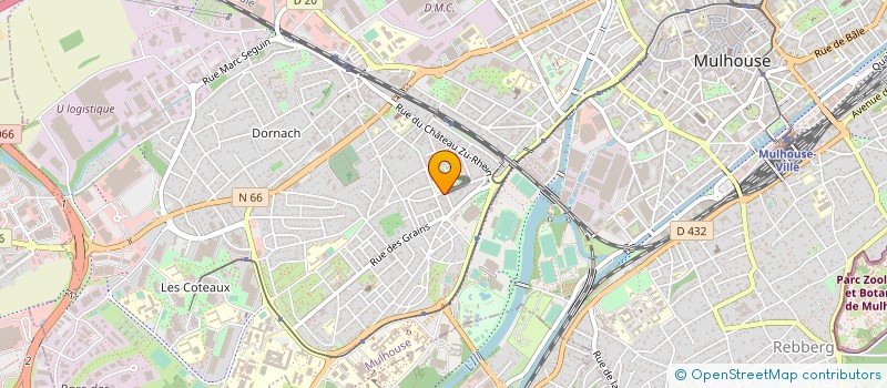 localisation de l'entreprise MONSIEUR JEAN-LUC BRUCKERT  MULHOUSE