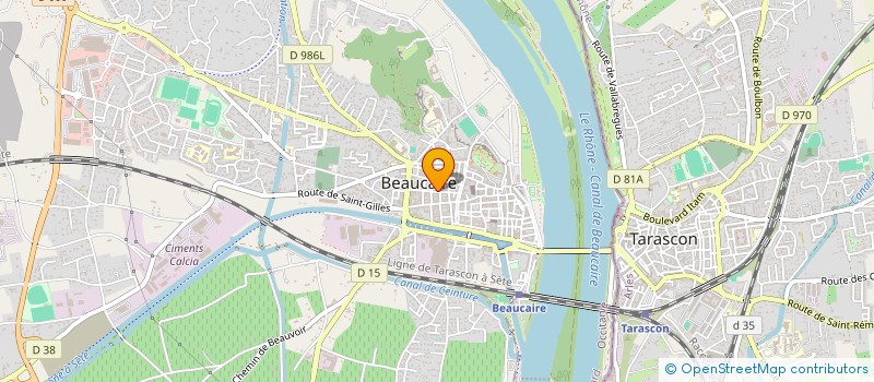 localisation de l'entreprise MONSIEUR JEAN LUC BRUNET  VALLABREGUES