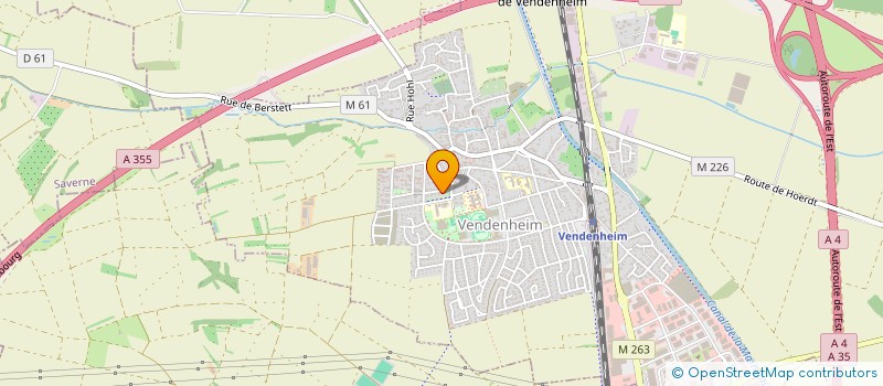 localisation de l'entreprise MONSIEUR JEAN LUC BUCHER  VENDENHEIM