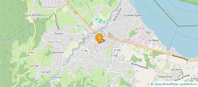 localisation de l'entreprise MONSIEUR JEAN-LUC BURQUIER à SAINT-JORIOZ