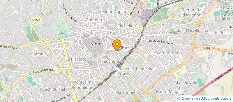 localisation de l'entreprise MONSIEUR JEAN-LUC BUTIER à NIMES