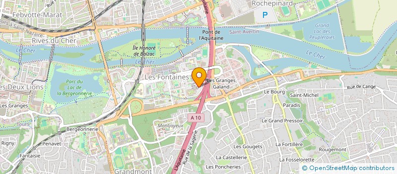 localisation de l'entreprise MONSIEUR JEAN-LUC CABRERA  TOURS